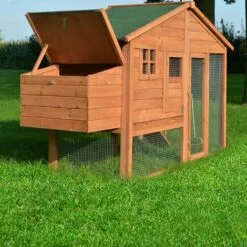 BB-LOISIRCD Poulailler De Luxe En Bois Pour Jardin Exterieur 2-5 Poules Cage Canard 2 Perchoir Nichoir 190 X 67 X 117 Cm 8 BB-LOISIRCD Poulailler De Luxe En Bois Pour Jardin Exterieur 2-5 Poules Cage Canard 2 Perchoir Nichoir 190 X 67 X 117 Cm -Poulailler et élevage de la basse-cour Soldes Magasin 10088682 4