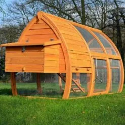 BB-LOISIRAM Poulailler En Bois Pour Jardin 2/5 Poules 172x76x102 Cm-Modele 126 Grande Poule