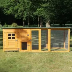 BB-LOISIRAM Poulailler Pour Jardin Exterieure 5 Poules 215 X 80 X 68 Cm-Modele 149 FLEXI Extra