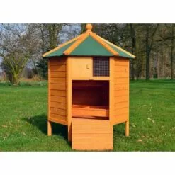 BB-LOISIR Poulailler Enclos Diametre : 125 Cm Cage Canard 2 Nichoir Modele : 128 Pavillon -Poulailler et élevage de la basse-cour Soldes Magasin 10088691 4