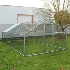 WILTEC Enclos Extérieur Volière Poulailler Clapier De Lapin Cage Pour Petits Animaux 6x3x2m Auvent 8 WILTEC Enclos Extérieur Volière Poulailler Clapier De Lapin Cage Pour Petits Animaux 6x3x2m Auvent -Poulailler et élevage de la basse-cour Soldes Magasin 10094945 4