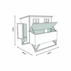 FLAMINGO Poulailler Cosmo Cottage -Poulailler et élevage de la basse-cour Soldes Magasin 10221070 3