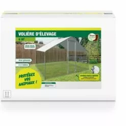 TERRE JARDIN Enclos Poulailler / Volière Extérieur 6 M2 -Poulailler et élevage de la basse-cour Soldes Magasin 10347886 4