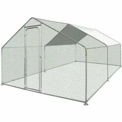 TERRE JARDIN Enclos Poulailler / Volière Extérieur 12m2