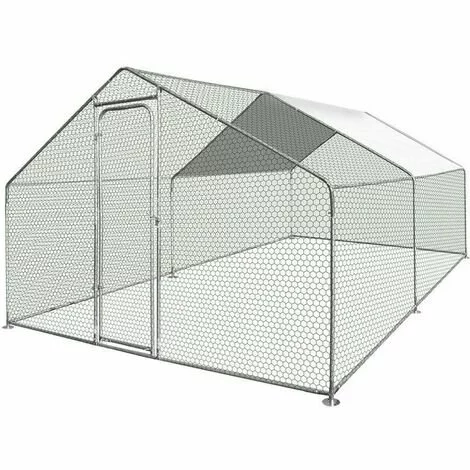 TERRE JARDIN Enclos Poulailler / Volière Extérieur 12m2 1 TERRE JARDIN Enclos Poulailler / Volière Extérieur 12m2