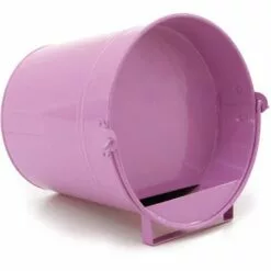 GAUN Abreuvoir Seau Métal Peint 7 Litres