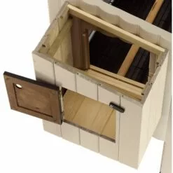 Poulailler Happy Farm 120 Plastique Beige 57320000 Ferplast - Beige -Poulailler et élevage de la basse-cour Soldes Magasin 12254496 4