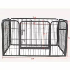 MUCOLA Roue Libre Pour Chiots Et Chiens, Barrière Pour Chiots, Parcours Pour Chiens -Poulailler et élevage de la basse-cour Soldes Magasin 12668492 5