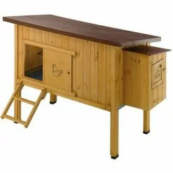 Ferplast HEN HOUSE 30 Poulailler En Pin Nordique FSC. Variante HEN HOUSE 30 - Mesures: 162 X 100 X H 110 Cm -