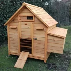 CHEMIN DES POULAILLERS Poulailler Cémani Xl Toit Bois 6 À 10 Poules