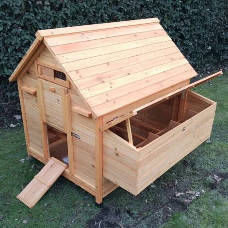 CHEMIN DES POULAILLERS Poulailler Cémani Xl Toit Bois 6 À 10 Poules 2 CHEMIN DES POULAILLERS Poulailler Cémani Xl Toit Bois 6 À 10 Poules – Image 2