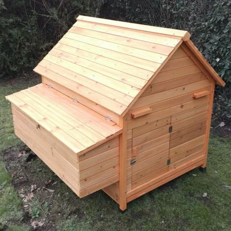 CHEMIN DES POULAILLERS Poulailler Cémani Xl Toit Bois 6 À 10 Poules 4 CHEMIN DES POULAILLERS Poulailler Cémani Xl Toit Bois 6 À 10 Poules – Image 4