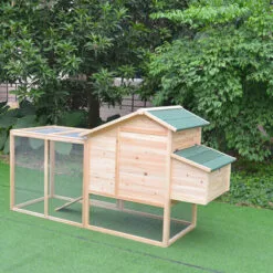 CHEMIN DES POULAILLERS Poulailler Java Toit Shingle 4 À 6 Poules - Vert -Poulailler et élevage de la basse-cour Soldes Magasin 13510157 4