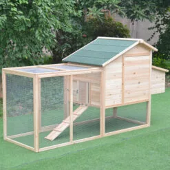 CHEMIN DES POULAILLERS Poulailler Java Toit Shingle 4 À 6 Poules - Vert -Poulailler et élevage de la basse-cour Soldes Magasin 13510157 5