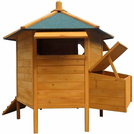 MUCOLA Poulailler Poulet Volailles Domestiques Volière XXL 6-coins Stylo Volaille 3 MUCOLA Poulailler Poulet Volailles Domestiques Volière XXL 6-coins Stylo Volaille – Image 3