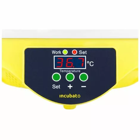 INCUBATO Couveuse Semi Automatique Incubateur Digital LED Machine À Couver 7 Oeufs Poule - Marron, Blanc 3 INCUBATO Couveuse Semi Automatique Incubateur Digital LED Machine À Couver 7 Oeufs Poule - Marron, Blanc – Image 3
