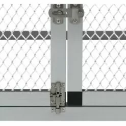 VidaXL Poulailler Avec Rampes Et Nichoir Aluminium - Blanc -Poulailler et élevage de la basse-cour Soldes Magasin 1442771 5