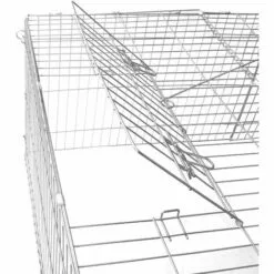 WILTEC Parc Enclos Petits Animaux Domestiques 183 X 122 X 60 Cm Clôture Protection Solaire Verrouillable -Poulailler et élevage de la basse-cour Soldes Magasin 14647836 4