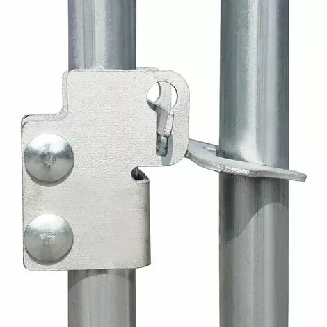 Poulailler 2 X 1 X 1,5 M Acier Galvanisé VidaXL 4 Poulailler 2 X 1 X 1,5 M Acier Galvanisé VidaXL – Image 4