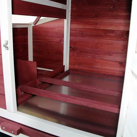 WILTEC Poulailler XXL Avec Nichoir & Abri Spacieux Bois D'épicéa Avec Toit En Bitume 2010x813x1165mm 2 WILTEC Poulailler XXL Avec Nichoir & Abri Spacieux Bois D'épicéa Avec Toit En Bitume 2010x813x1165mm – Image 2