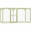 VidaXL Poulailler 1,5x3x1,5 M Pinède Imprégnée - Vert