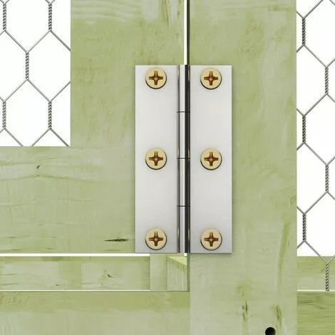 VidaXL Poulailler 1,5x3x1,5 M Pinède Imprégnée - Vert 4 VidaXL Poulailler 1,5x3x1,5 M Pinède Imprégnée - Vert – Image 4