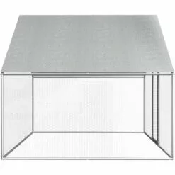 VidaXL Poulailler D'extérieur 2,75 X 2 X 1,92 M Acier Galvanisé - Argent 7 VidaXL Poulailler D'extérieur 2,75 X 2 X 1,92 M Acier Galvanisé - Argent -Poulailler et élevage de la basse-cour Soldes Magasin 15595820 3