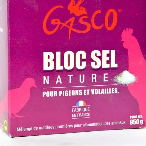 GASCO Bloc De Sel Nature, Pour Pigeons Et Volailles 2 GASCO Bloc De Sel Nature, Pour Pigeons Et Volailles – Image 2