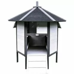 MUCOLA Poulailler Poulet Volailles Blanc Gris Domestiques Volière XXL 6-coins Stylo Volaille