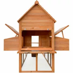 WILTEC Poulailler 310x150x150cm Bois Nichoir & Enclos Bac Amovible Nettoyage Abri & Enclos -Poulailler et élevage de la basse-cour Soldes Magasin 17613616 4