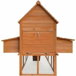 WILTEC Poulailler 310x150x150cm Bois Nichoir & Enclos Bac Amovible Nettoyage Abri & Enclos -Poulailler et élevage de la basse-cour Soldes Magasin 17613616 5