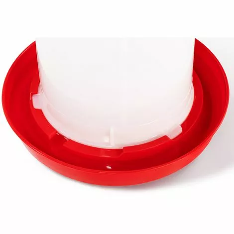 IDMARKET Lot Mangeoire 3 Kg Et Abreuvoir 3L Pour Poules Et Volailles 3 IDMARKET Lot Mangeoire 3 Kg Et Abreuvoir 3L Pour Poules Et Volailles – Image 3