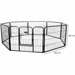 ZELSIUS Parc Pour Animaux "Cally" | Course D'animaux | (L) 80 X (H) 80 Cm 7 ZELSIUS Parc Pour Animaux "Cally" | Course D'animaux | (L) 80 X (H) 80 Cm -Poulailler et élevage de la basse-cour Soldes Magasin 18087038 4