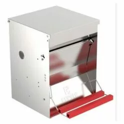 AVIMAC Mangeoire à Pédale 12Kg Vert.