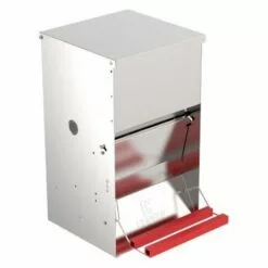 AVIMAC Mangeoire à Pédale 20 Kg Vert.