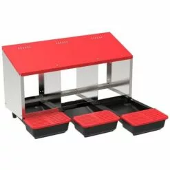 AVIMAC Pondoir Collecteur D'oeufs En Plastique 3 Compartiments