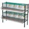 AVIMAC Cage Cailles Pondeuses 8 Compartiments
