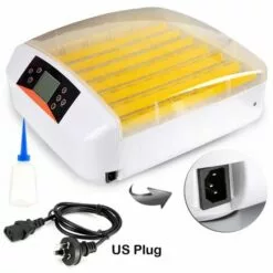 BETTER MAISON Couveuse Automatique Incubateur 56 Oeufs EU Prise Avec LED - Jaune -Poulailler et élevage de la basse-cour Soldes Magasin 23088805 5