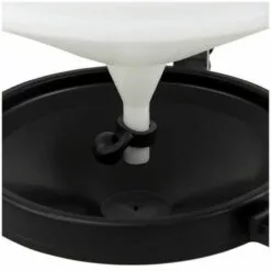 CHICK'A Abreuvoir Sur Pied En Plastique, 24 L - Noir / Blanc -Poulailler et élevage de la basse-cour Soldes Magasin 23546532 3