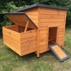 CHEMIN DES POULAILLERS Poulailler Sussex L Toit Shingle Noir Ouvrant 4 À 6 Poules Bois Fsc - Noir -Poulailler et élevage de la basse-cour Soldes Magasin 23723747 3