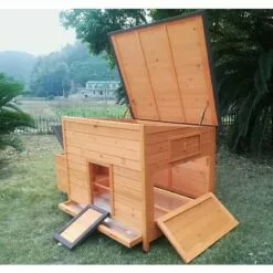 CHEMIN DES POULAILLERS Poulailler Sussex L Toit Shingle Noir Ouvrant 4 À 6 Poules Bois Fsc - Noir -Poulailler et élevage de la basse-cour Soldes Magasin 23723747 4