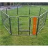 BBLOISIRAM Parc Enclos Pour Chiens Grillage Cage Clôture Intérieur Et Extérieur Hauteur 80cm Modèle Dog Run « M 481 »