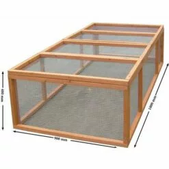 Habrita Enclos Au Sol 4-5 Animaux / Sans Toit -Poulailler et élevage de la basse-cour Soldes Magasin 2391828 4