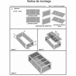 Habrita Enclos Au Sol 4-5 Animaux / Sans Toit -Poulailler et élevage de la basse-cour Soldes Magasin 2391828 5