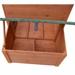 Melko Poulailler XXL 179 X 80 X 75 Cm Poulailler Avec Rampe Et 2 Nichoirs Volières En Bois -Poulailler et élevage de la basse-cour Soldes Magasin 24031631 3