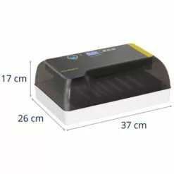 INCUBATO Couveuse Automatique Incubateur Appareil À Couver 12 Oeufs Volaille Éleveur LED - Noir -Poulailler et élevage de la basse-cour Soldes Magasin 24395236 5
