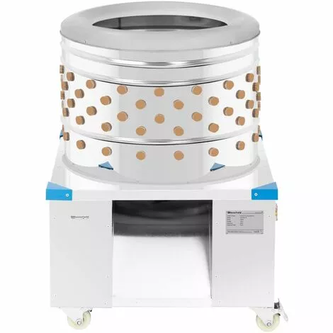 WIESENFIELD Plumeuse De Volaille Machine À Plumer Oiseaux D'Élevage Poulet 181 Doigts 1500w - Argent 4 WIESENFIELD Plumeuse De Volaille Machine À Plumer Oiseaux D'Élevage Poulet 181 Doigts 1500w - Argent – Image 4