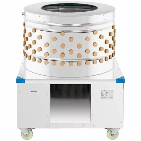 WIESENFIELD Plumeuse De Volaille Machine À Plumer Oiseaux D'Élevage Poulet 211 Doigts 2200w - Bleu 5 WIESENFIELD Plumeuse De Volaille Machine À Plumer Oiseaux D'Élevage Poulet 211 Doigts 2200w - Bleu – Image 5