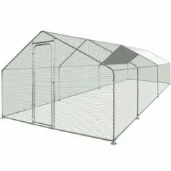 TERRE JARDIN Enclos Poulailler / Volière Extérieur 18m2