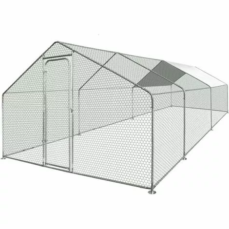 TERRE JARDIN Enclos Poulailler / Volière Extérieur 18m2 1 TERRE JARDIN Enclos Poulailler / Volière Extérieur 18m2
